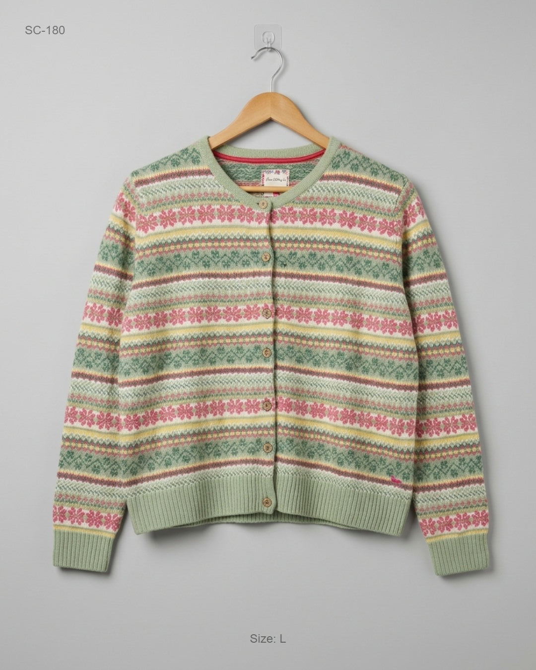 Premium Condition Short Cardigans | Preloved Country Rose | Multi Acrylic | Thrift Shop for Karachi Pakistan | OTS