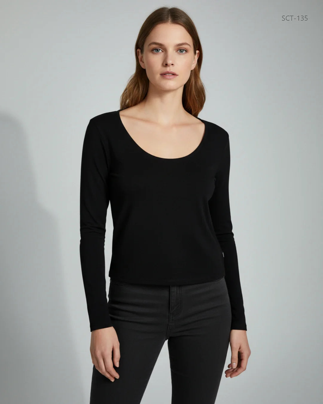 AMBER Black Summer Crop Tops (SCT-135)