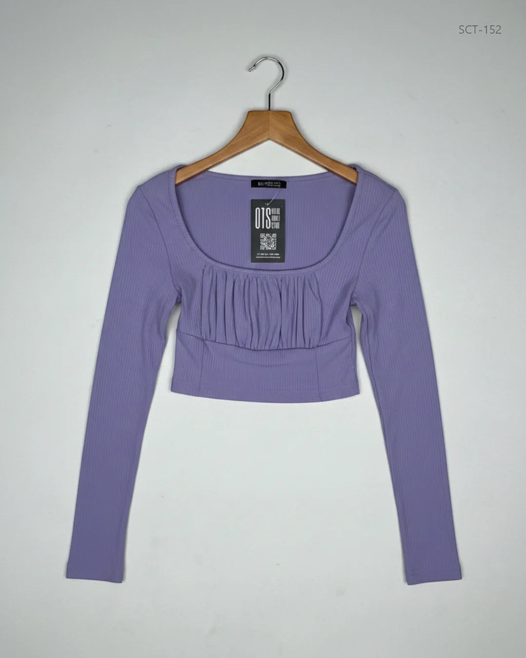 UK Imported secondhand Summer Crop Tops - Shein brand, Lavender Polyester, Premium condition, for Womens - Online Thrift Store Peshawar Pakistan