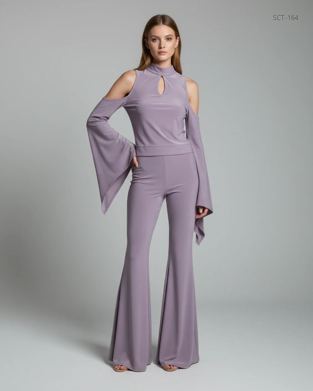 MISSGUIDED Lilac Summer Crop Tops (SCT-164)