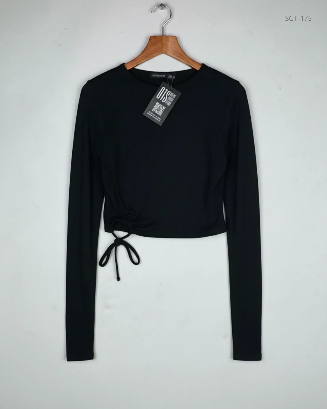 Summer Crop Tops | Nastaygal | Preloved Branded | Black Cotton | Premium | OTS Thrift Store Lahore Pakistan