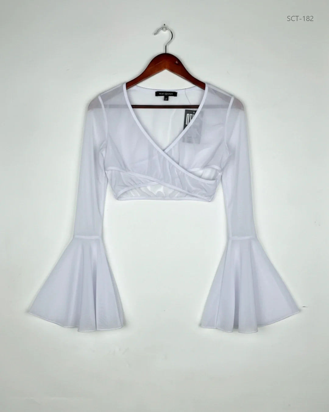Premium Condition Summer Crop Tops | Preloved Romwe | White Polyester | Thrift Shop for Womens Peshawar Pakistan | OTS