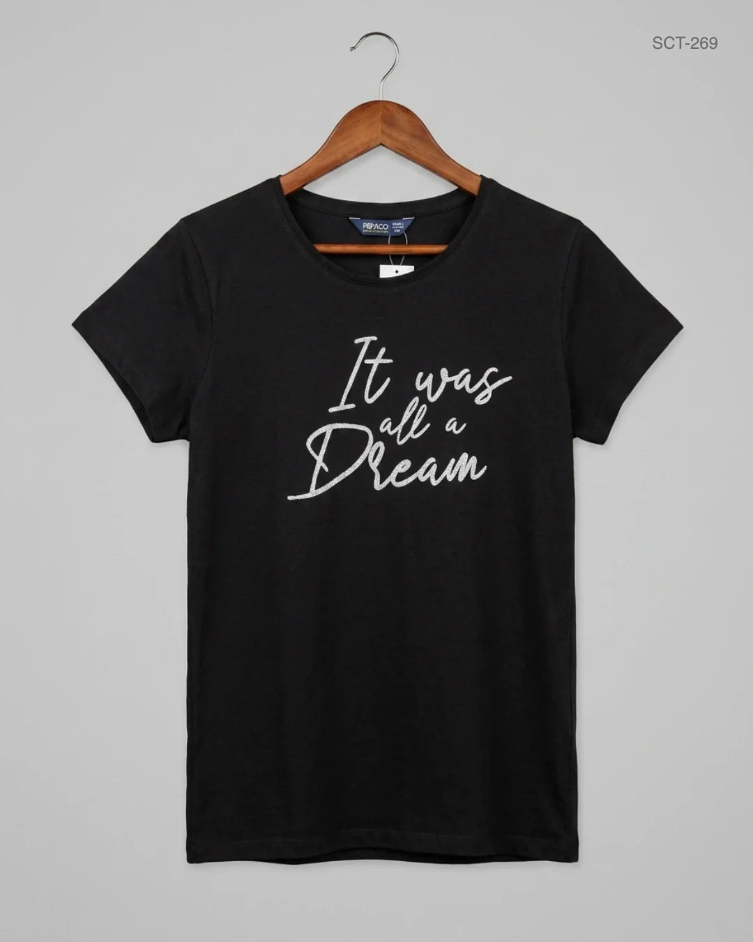 Secondhand Branded Summer Crop Tops by Pep&Co, Black Cotton fabric, Premium condition, for Womens - Online Thrift Shop Islamabad Pakistan