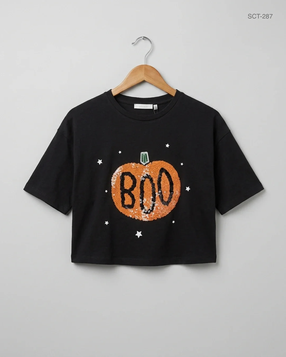 Shop Premium Summer Crop Tops by George | Preloved Branded Clothes | Black Cotton | Womens | OTS Thrift Store Lahore Pakistan