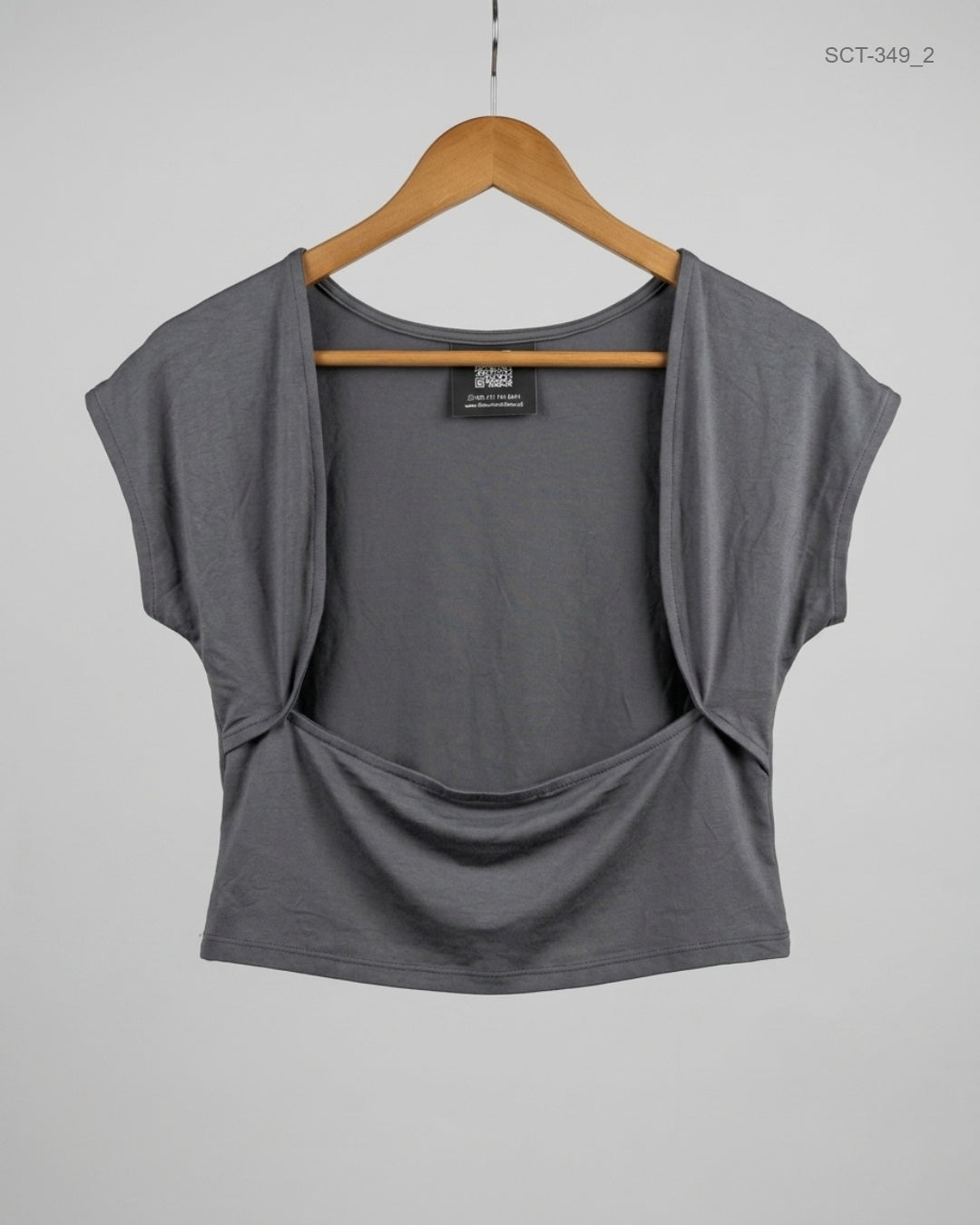 Order Primark Summer Crop Tops in Grey Polyester for Womens - Premium at Online Thrift Store Pakistan (SCT-349)