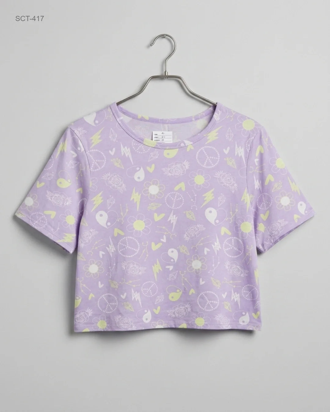 UK Imported secondhand Summer Crop Tops - Primark brand, Purple Polyester, Premium condition, for Womens - Online Thrift Store Lahore Pakistan