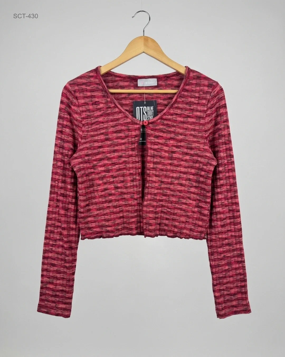 Premium Condition Summer Crop Tops | Preloved Matalan | Maroon Polyester | Thrift Shop for Womens Karachi Pakistan | OTS