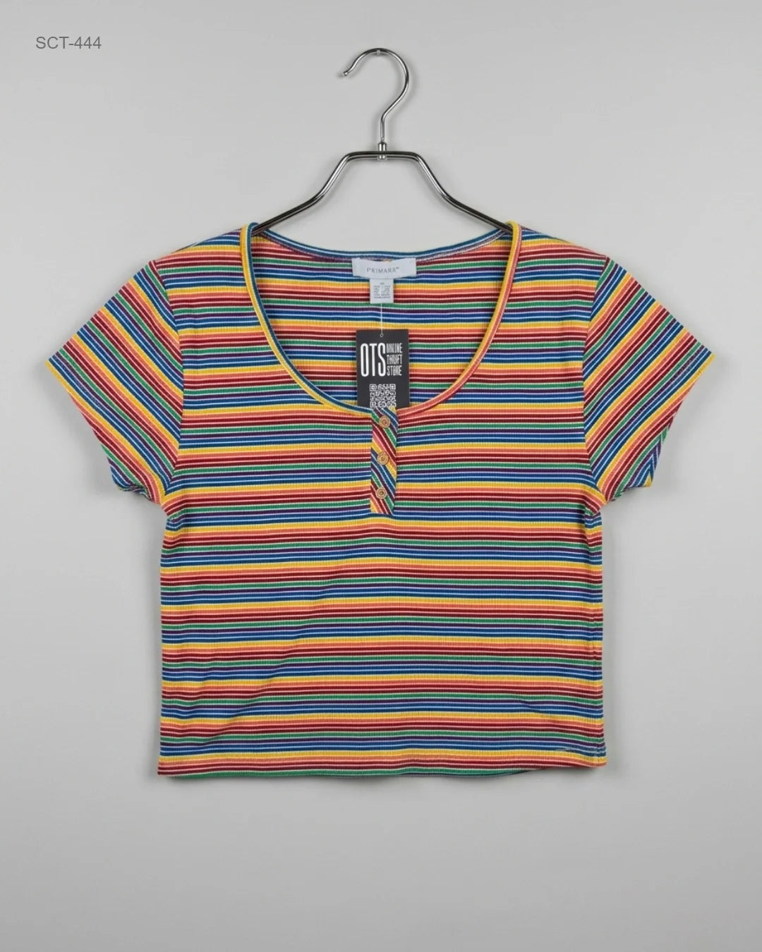 UK Imported secondhand Summer Crop Tops - Primark brand, Multi Polyester, Premium condition, for Womens - Online Thrift Store Islamabad Pakistan