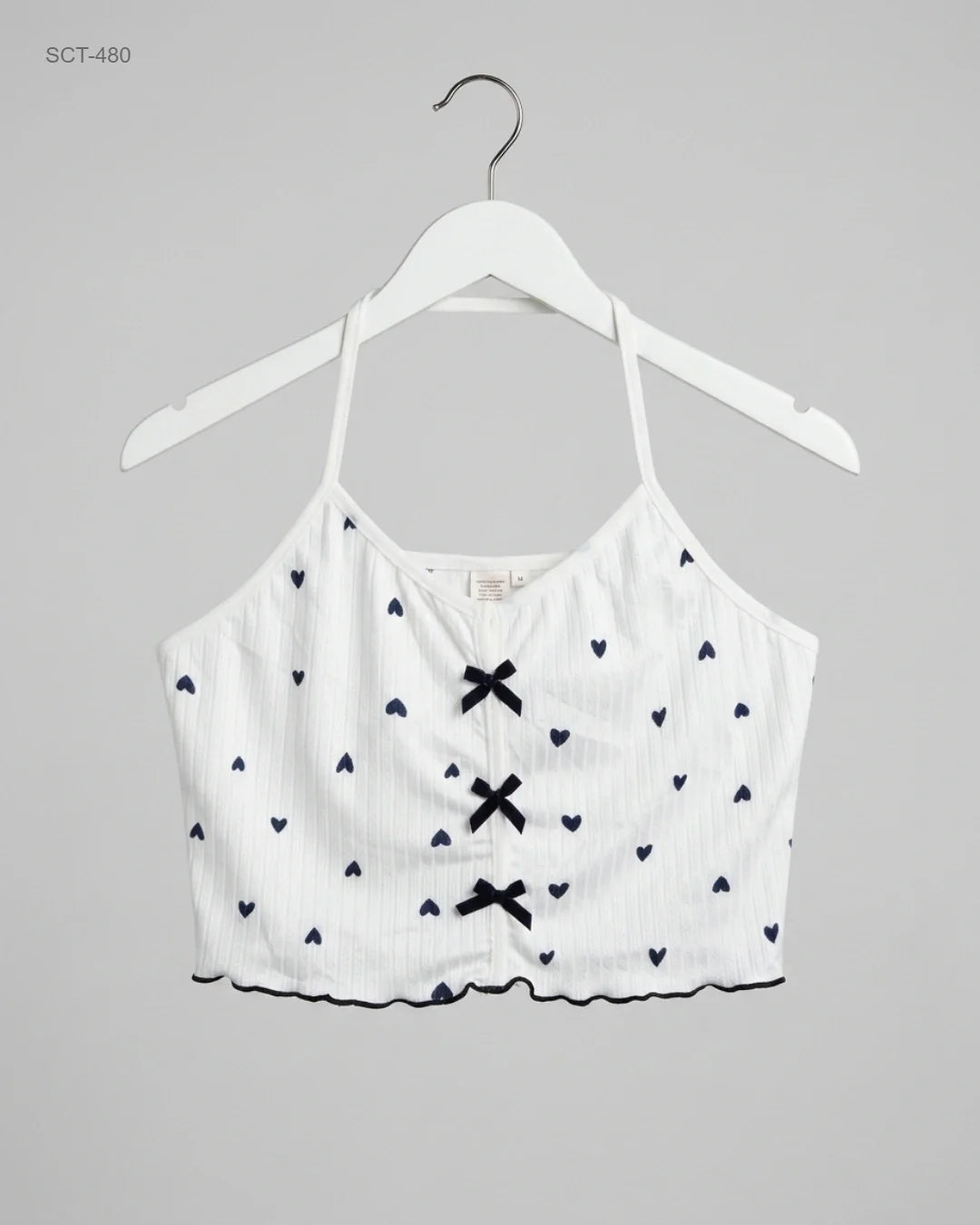 Secondhand Branded Summer Crop Tops by Unknown, White Polyester fabric, Premium condition, for Womens - Online Thrift Shop Lahore Pakistan