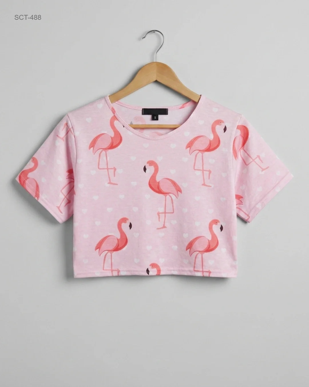 Preloved Premium Summer Crop Tops by PRETTY LITTLE THING, Pink Polyester for Womens - OTS Thrift Shop Peshawar Pakistan