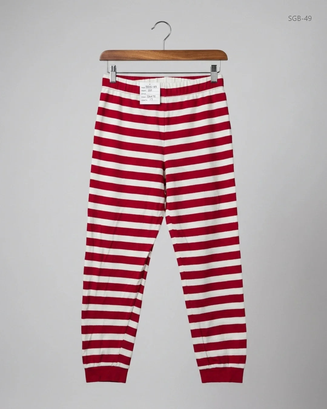 Shop Premium Girls Summer Bottoms by Marks & Spencer | Preloved Branded Clothes | Red & White Cotton | Girls | OTS Thrift Store Peshawar Pakistan