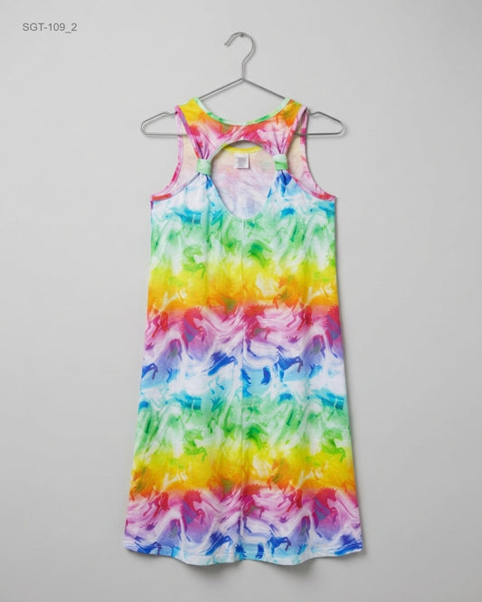 Order Next Girls Summer Tops in Multi Cotton for Girls - Premium at Online Thrift Store Pakistan (SGT-109)