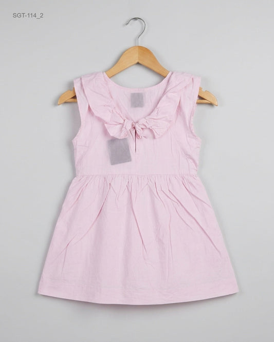 Buy Pink Cotton Girls Summer Tops by Zara - Premium condition for Girls | Preloved OTS Pakistan (SGT-114)