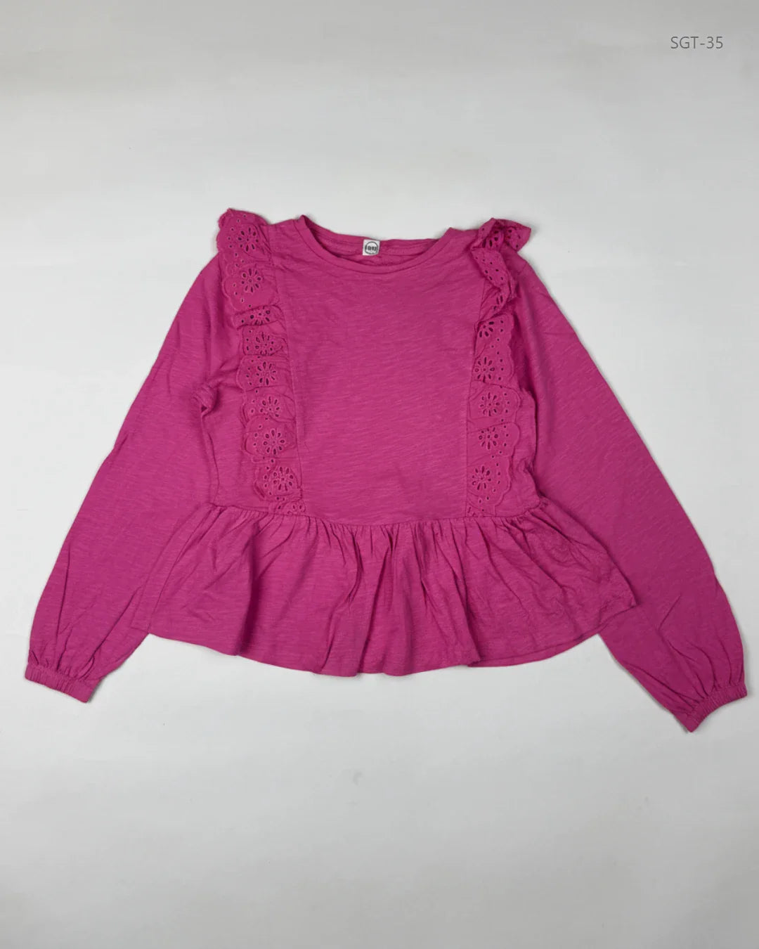 Premium Plus Condition Girls Summer Tops | Preloved V | Pink Cotton | Thrift Shop for Girls Islamabad Pakistan | OTS