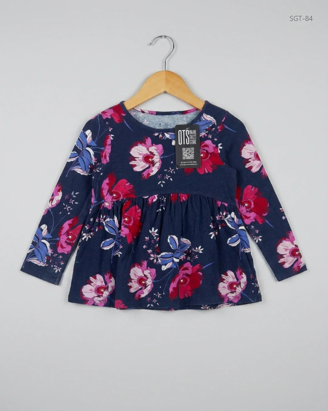 Shop Premium Girls Summer Tops by GAP | Preloved Branded Clothes | Blue Cotton | Girls | OTS Thrift Store Karachi Pakistan