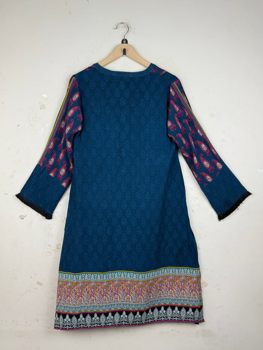 Shop Good Condition Green LAWN Summer Kurti by LIME LIGHT for Womens at OTS - Online Thrift Store Pakistan (SK-144)