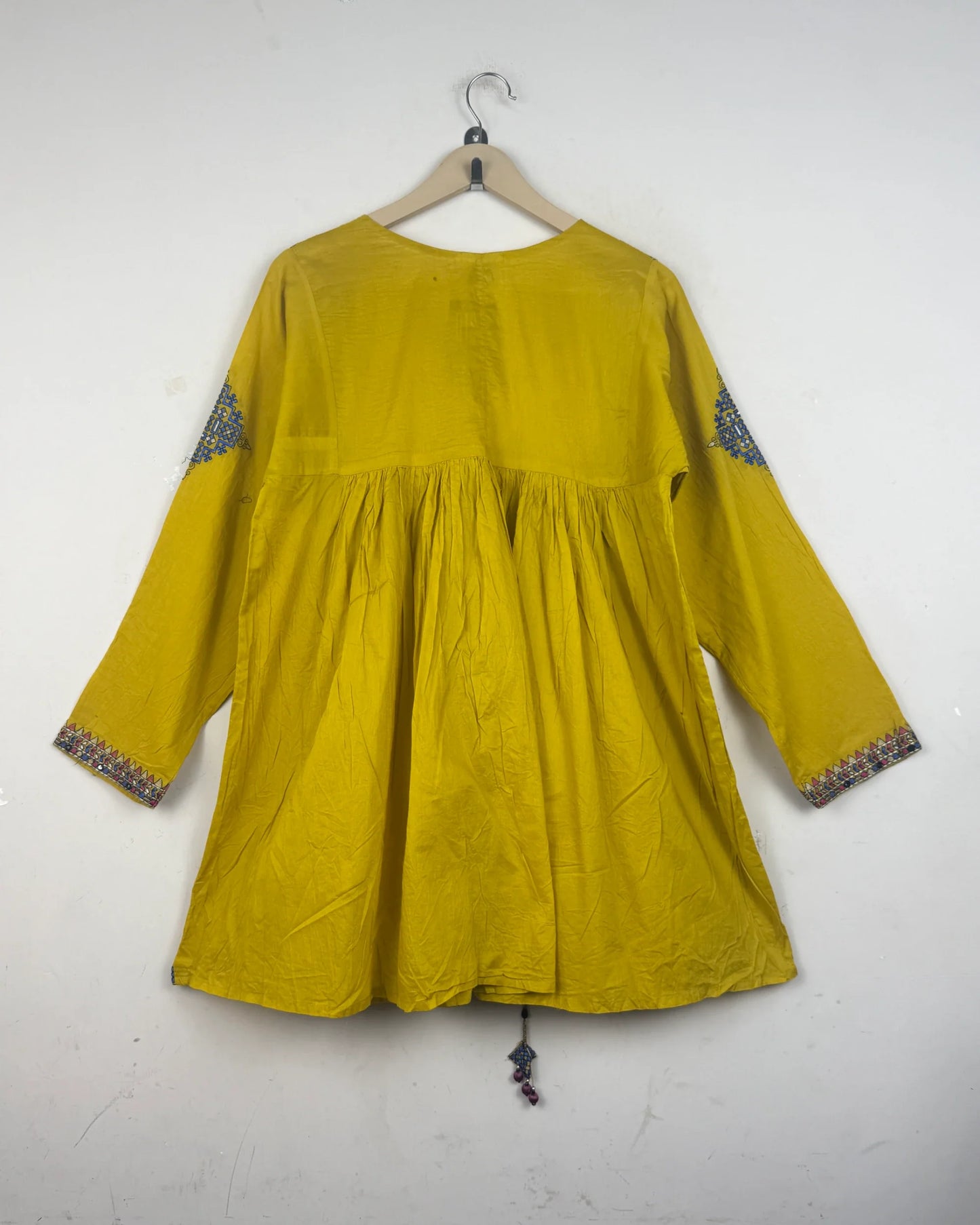 Find Excellent MUSTERED YELLOW Summer Kurti by CHINYERE for | Shop OTS Thrift Store Pakistan (SK-14)