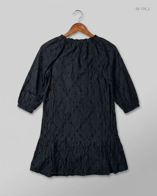 Buy Premium Summer Kurti in Black Cotton by Primark for Womens | OTS Thrift Store Pakistan