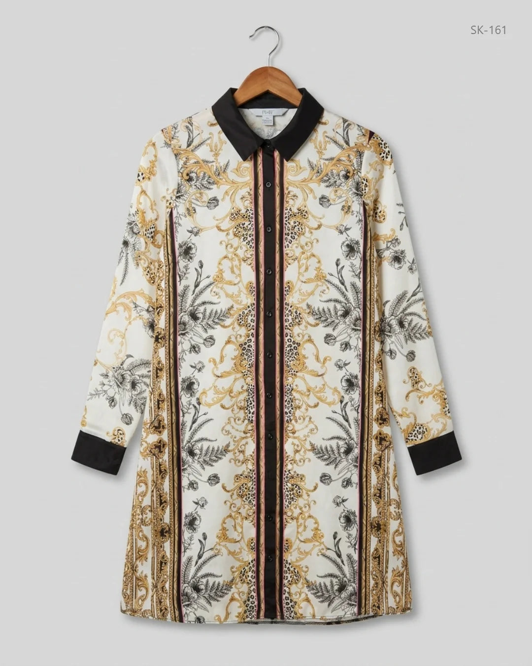 Preloved Premium Summer Kurti by Next, Multi Silk for Womens - OTS Thrift Shop Peshawar Pakistan