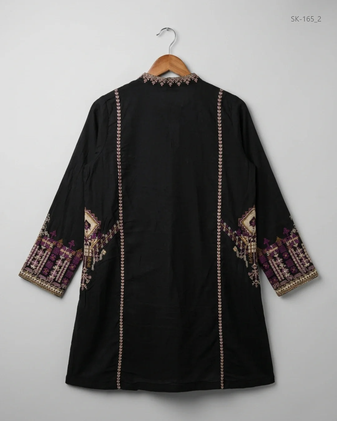 Find Good Black Summer Kurti by KHAADI for Womens | Shop OTS Thrift Store Pakistan (SK-165)