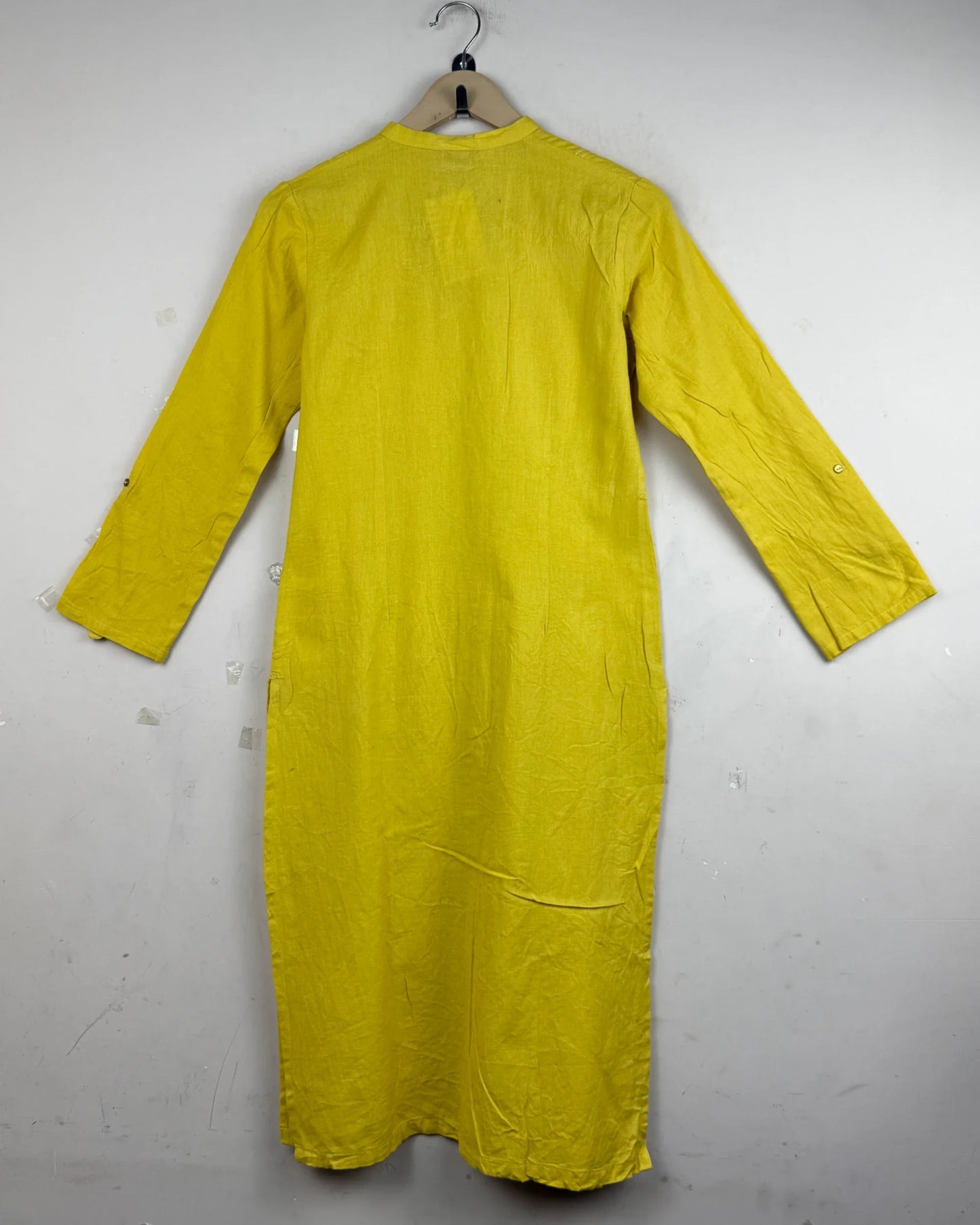 Buy Yellow Cotton Summer Kurti by W - Premium condition for | Preloved OTS Pakistan (SK-17)