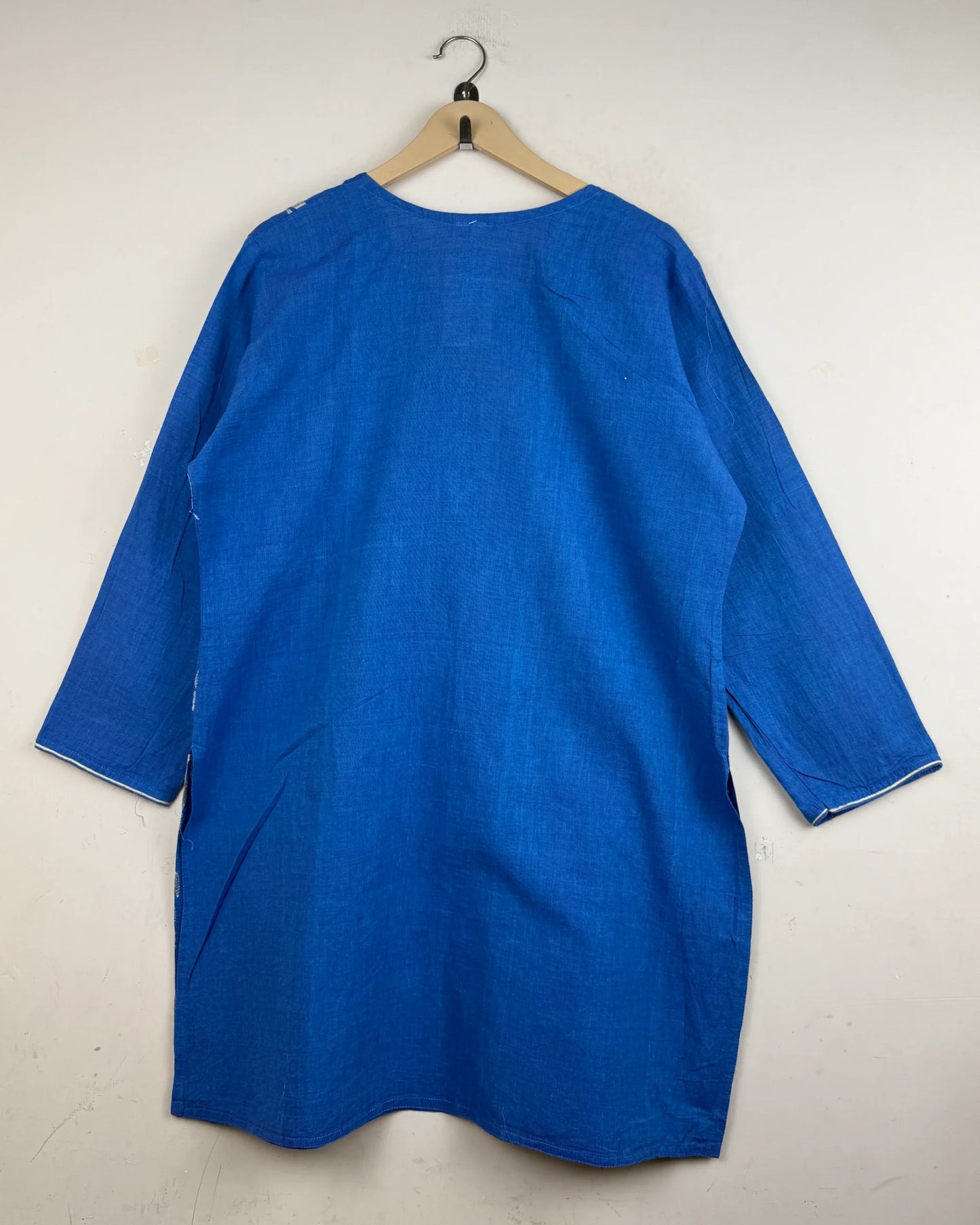 Preloved Summer Kurti by Cut Label in Blue LAWN for - Premium Condition | OTS Pakistan (SK-2)