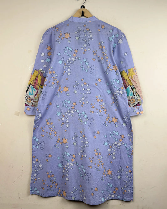 Buy Violet LAWN Summer Kurti by NISHAT PRET - Premium condition for | Preloved OTS Pakistan (SK-3)