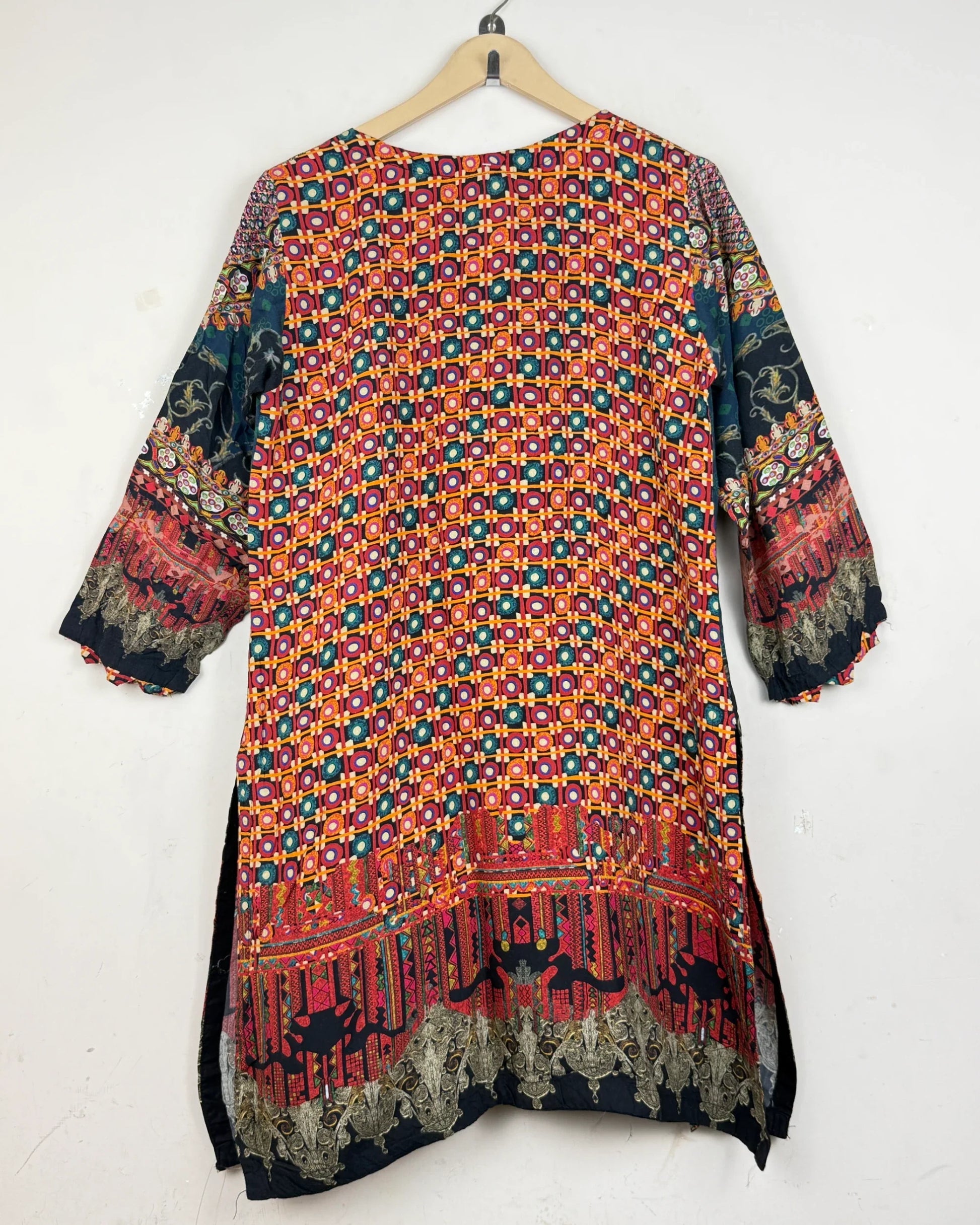 Buy Premium Summer Kurti in MULTI LAWN COTTON by Cut Label for | OTS Thrift Store Pakistan