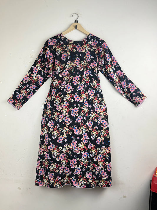 Shop Premium Condition Black Lawn Summer Kurti by Cut Label for Women at OTS - Online Thrift Store Pakistan (SK-61)