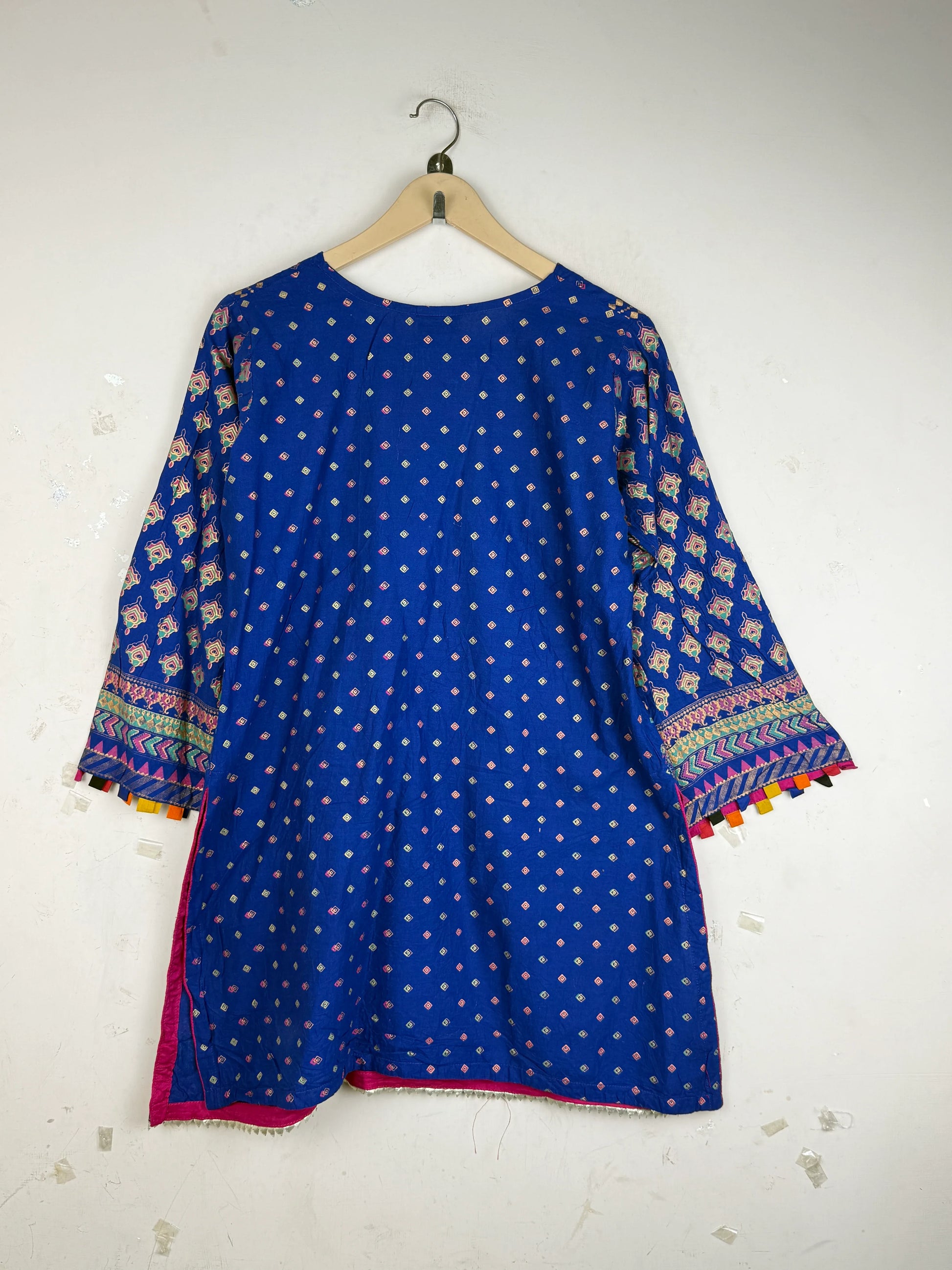 Find Premium Blue Summer Kurti by Bin jamil for Women | Shop OTS Thrift Store Pakistan (SK-95)