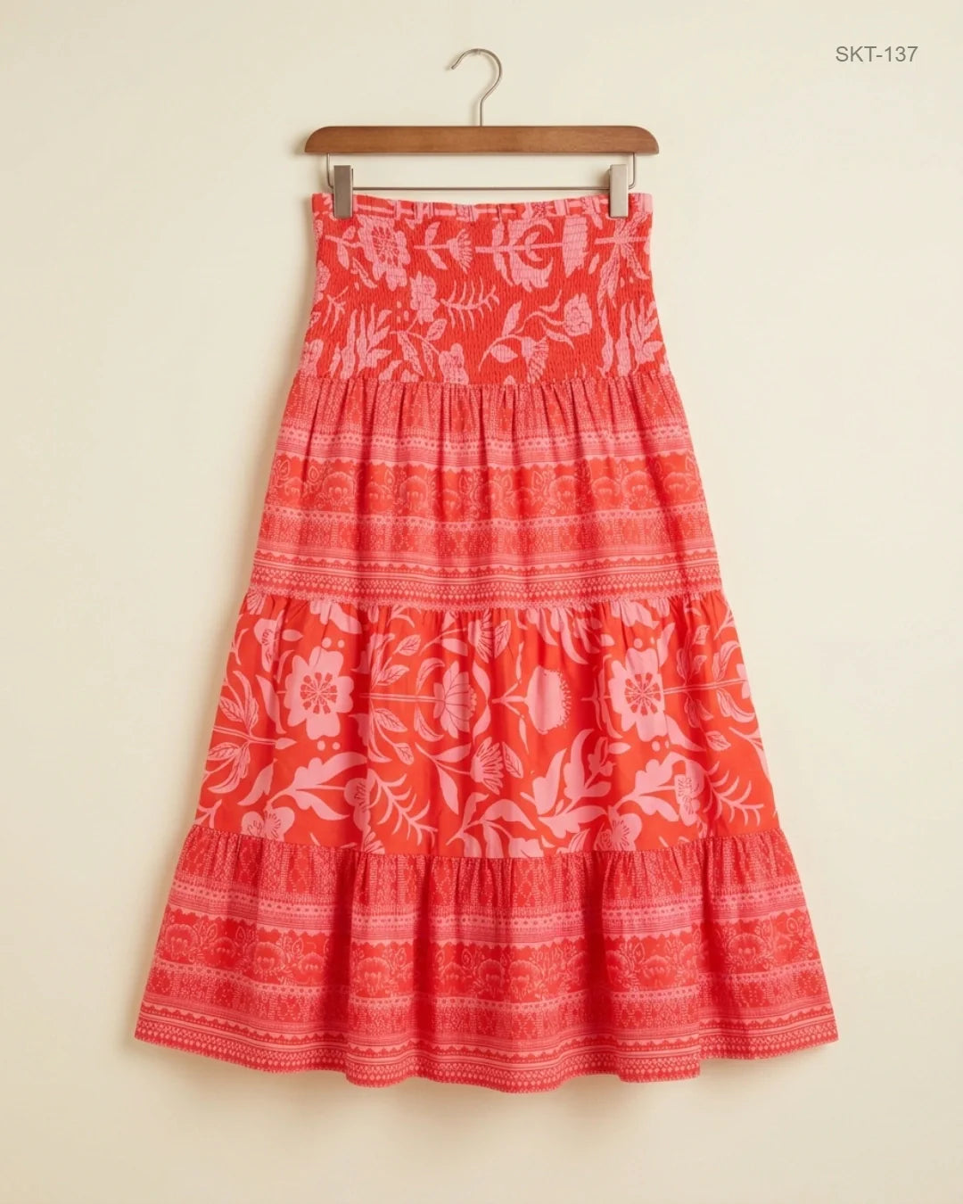 Secondhand Branded Women's skirts by LIPSY, Red Cotton fabric, Premium condition, for Womens - Online Thrift Shop Karachi Pakistan