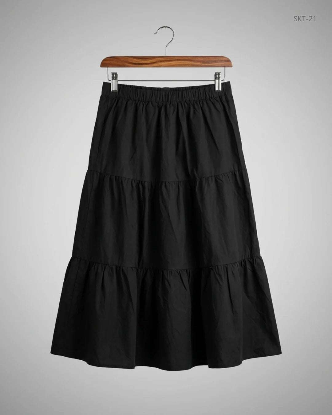 UK Imported secondhand Women's skirts - H&M brand, Black Cotton, Premium condition, for - Online Thrift Store Peshawar Pakistan