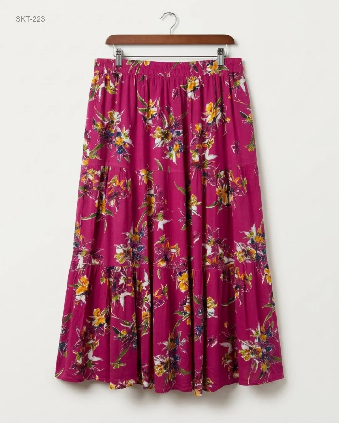 Secondhand Branded Women's skirts by COTTON TRADERS, Pink Cotton fabric, Premium condition, for Womens - Online Thrift Shop Peshawar Pakistan