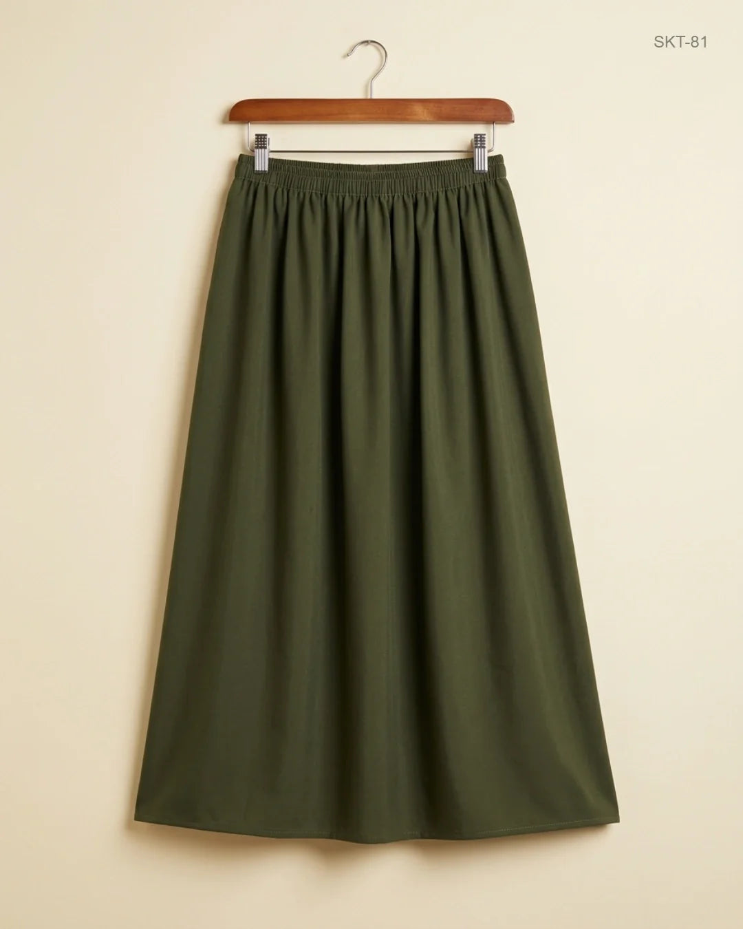 Excellent Condition Women's skirts | Preloved CUT LABEL | Green Polyester | Thrift Shop for Womens Karachi Pakistan | OTS