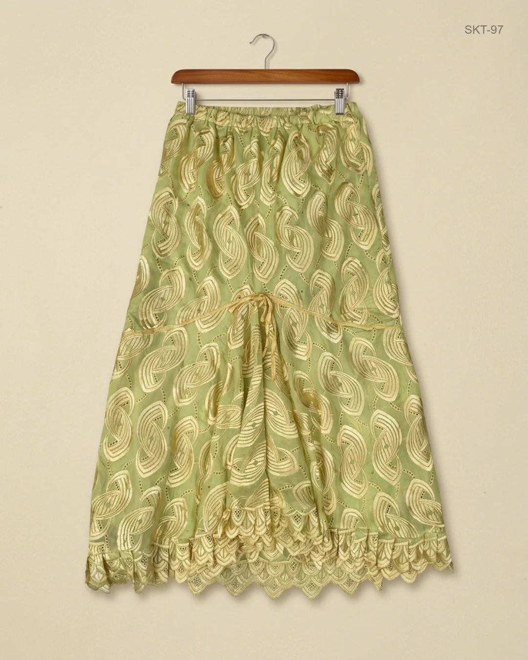 Shop Premium Women's skirts by Unknown | Preloved Branded Clothes | Yellow Cotton | Womens | OTS Thrift Store Peshawar Pakistan