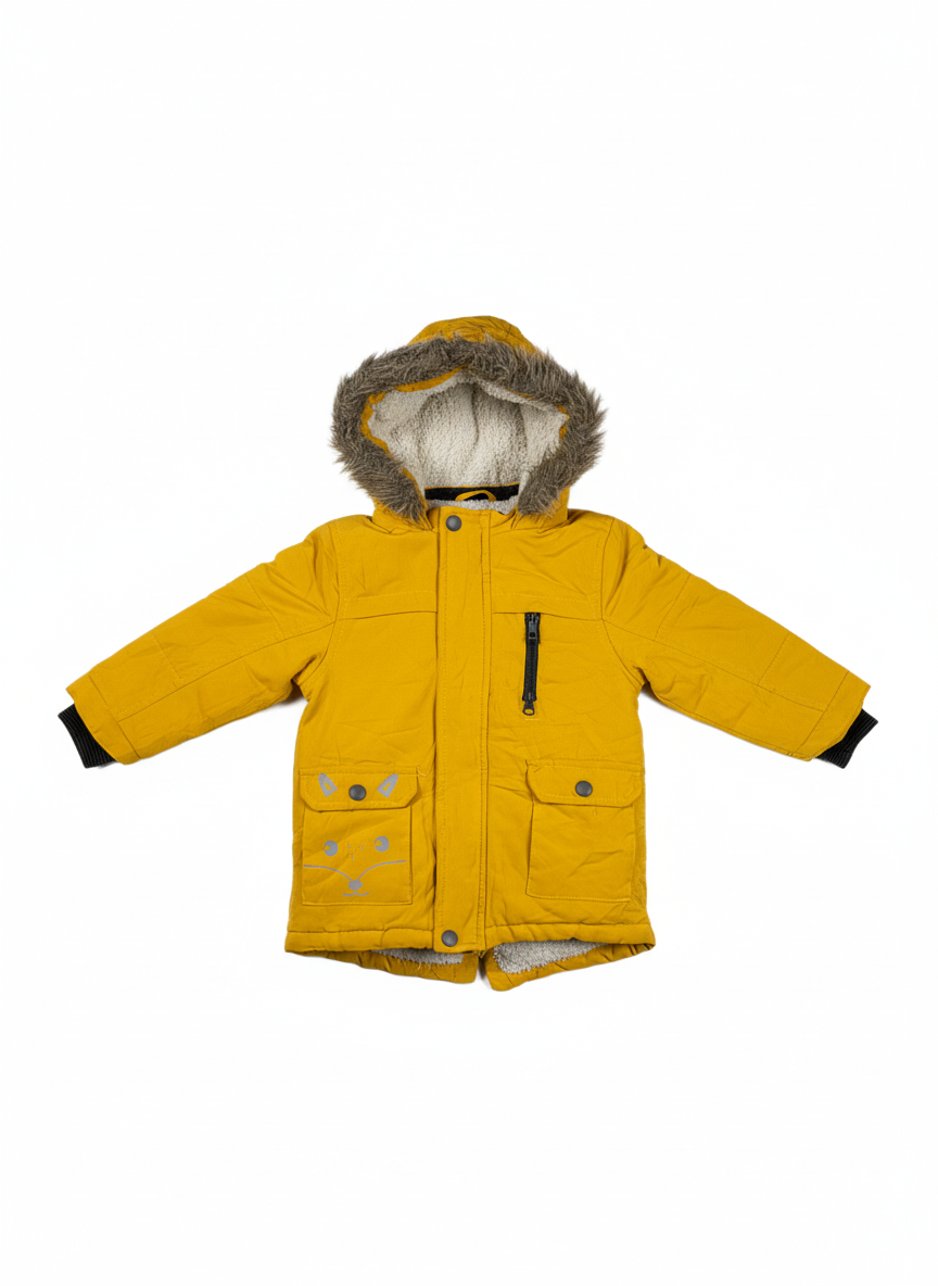 Preloved PREMIUM PLUS Boys Jackets by SO CUTE, YELLOW POLYSTER for BOYS - OTS Thrift Shop Lahore Pakistan