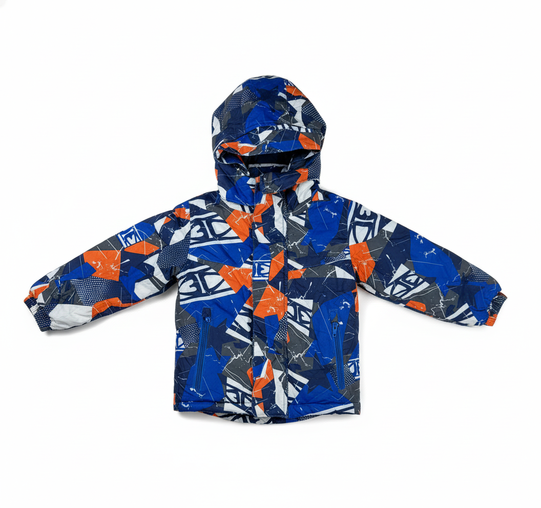 UK Imported secondhand Boys Jackets - RAMAN brand, MULTI POLYSTER, PREMIUM condition, for BOYS - Online Thrift Store Lahore Pakistan