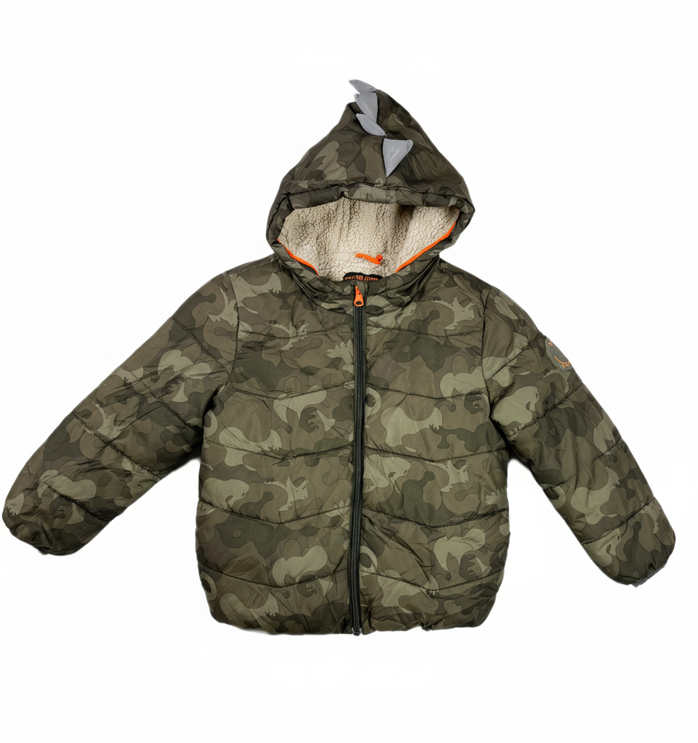 UK Imported secondhand Boys Jackets - F&F brand, GREEN POLYSTER, PREMIUM PLUS condition, for BOYS - Online Thrift Store Lahore Pakistan