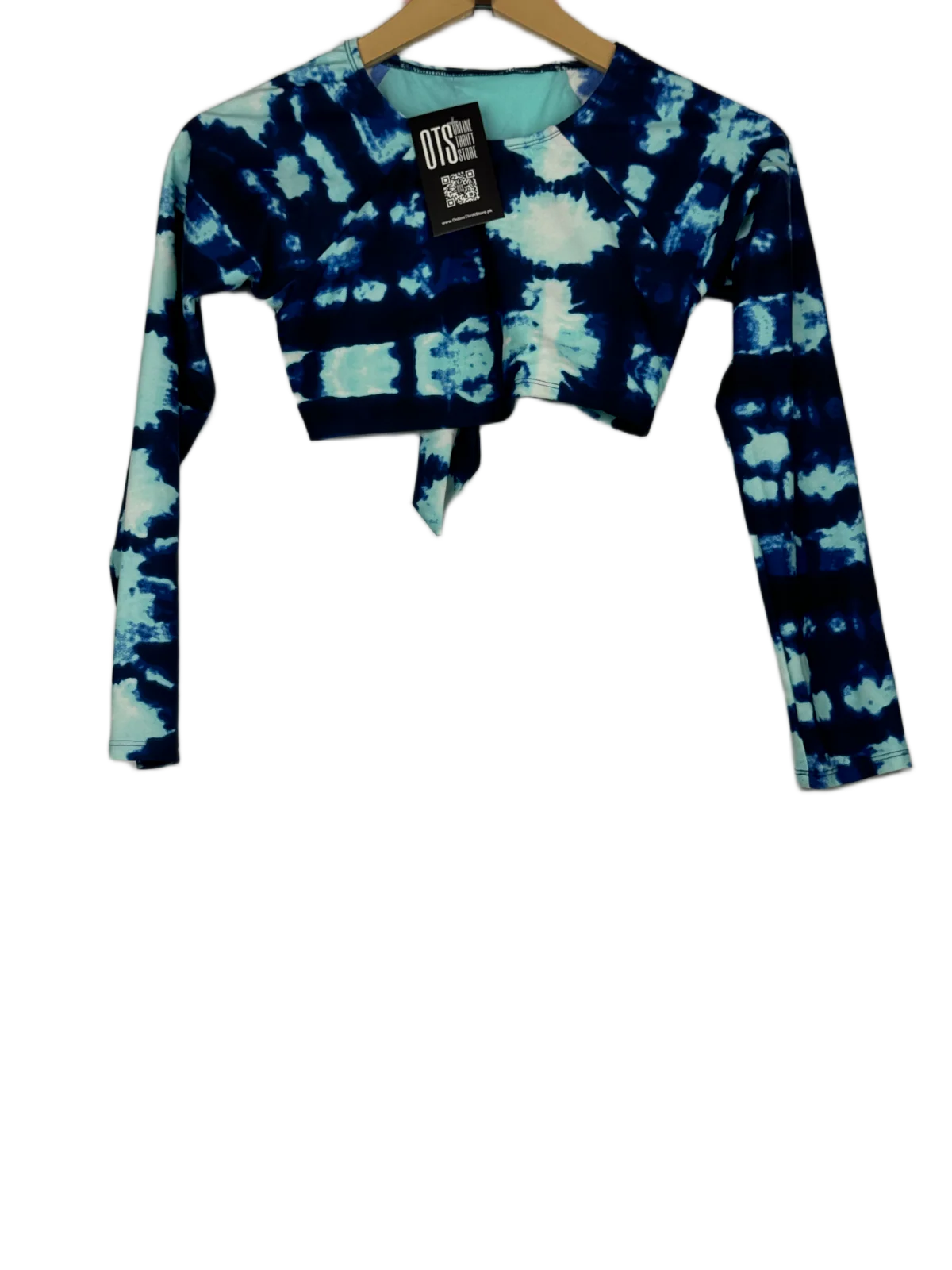 UK Imported secondhand Winter Crop Tops - Unknown brand, Multi Polyester, Premium condition, for Women - Online Thrift Store Peshawar Pakistan