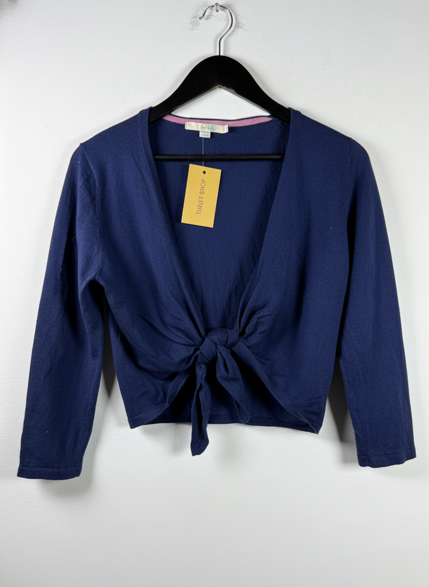 Winter Crop Tops | BODEN | Preloved Branded | BLUE WOOL | EXCELENT | OTS Thrift Store Karachi Pakistan