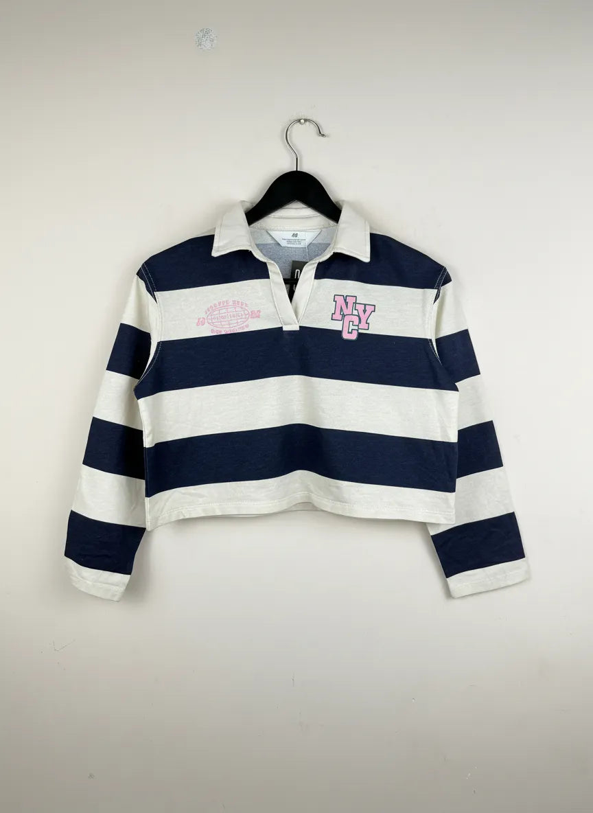 Premium Condition Winter Crop Tops | Preloved H&M | Beige Cotton | Thrift Shop for Women Islamabad Pakistan | OTS