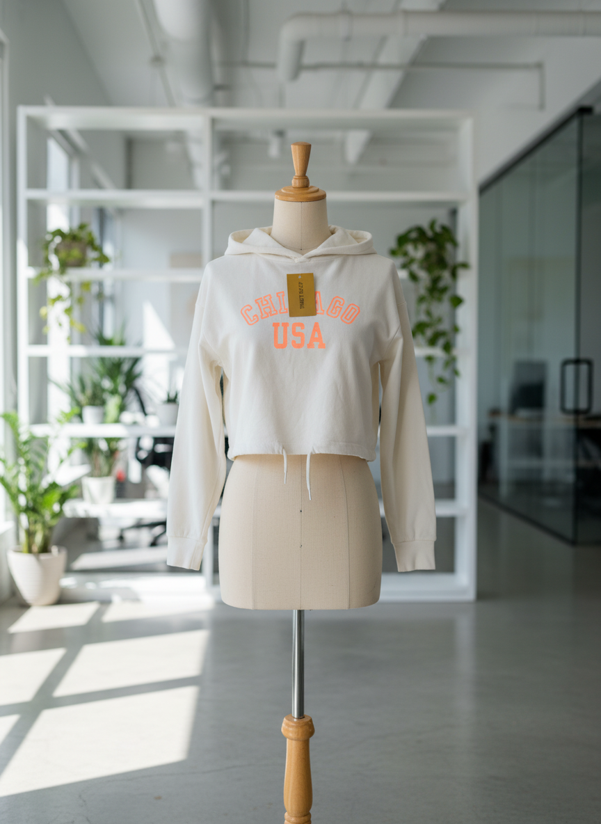 White Winter Crop Tops by H&M (WWCT-2)