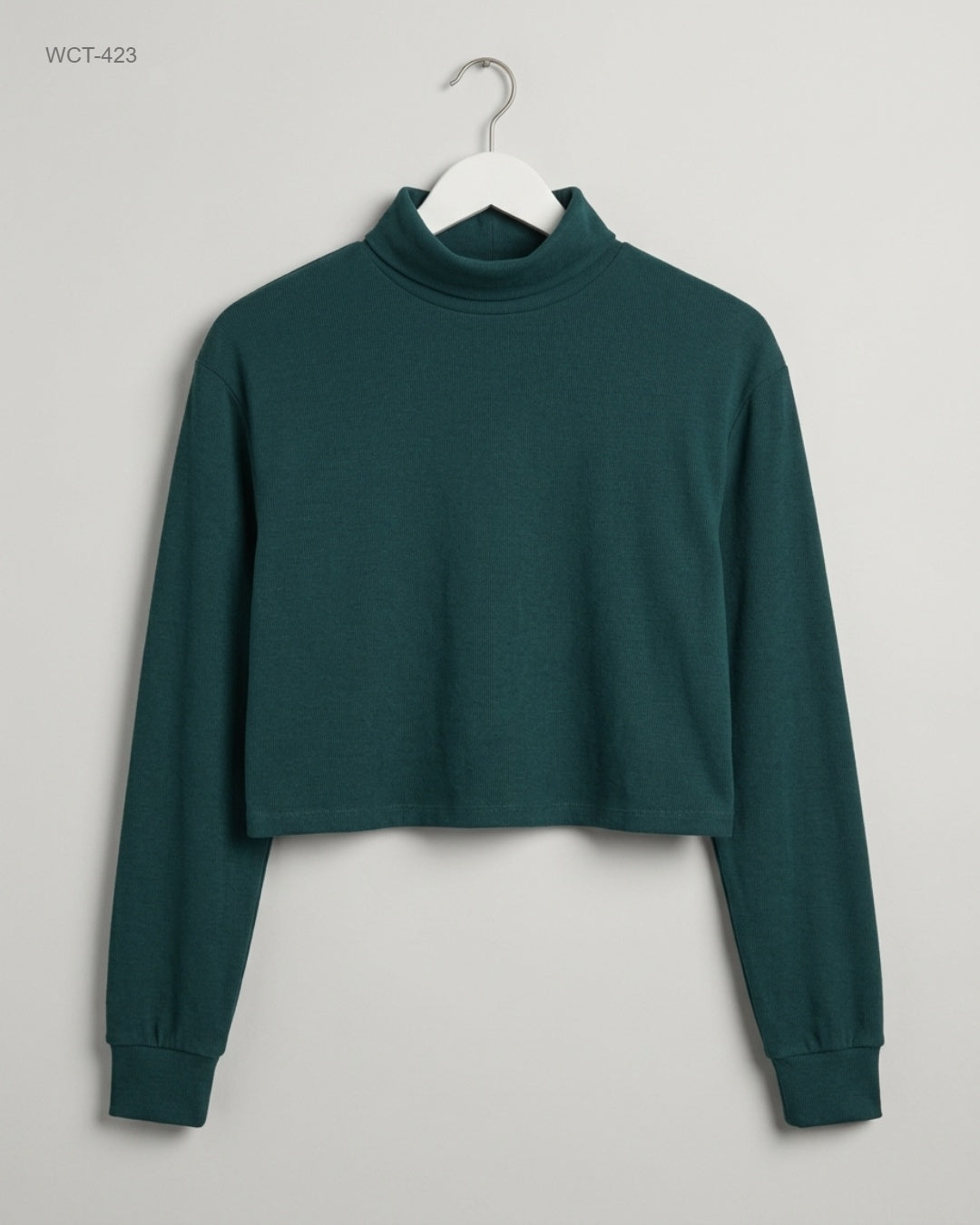 Winter Crop Tops | PULL&BEAR | Preloved Branded | Green Polyester | Premium | OTS Thrift Store Peshawar Pakistan