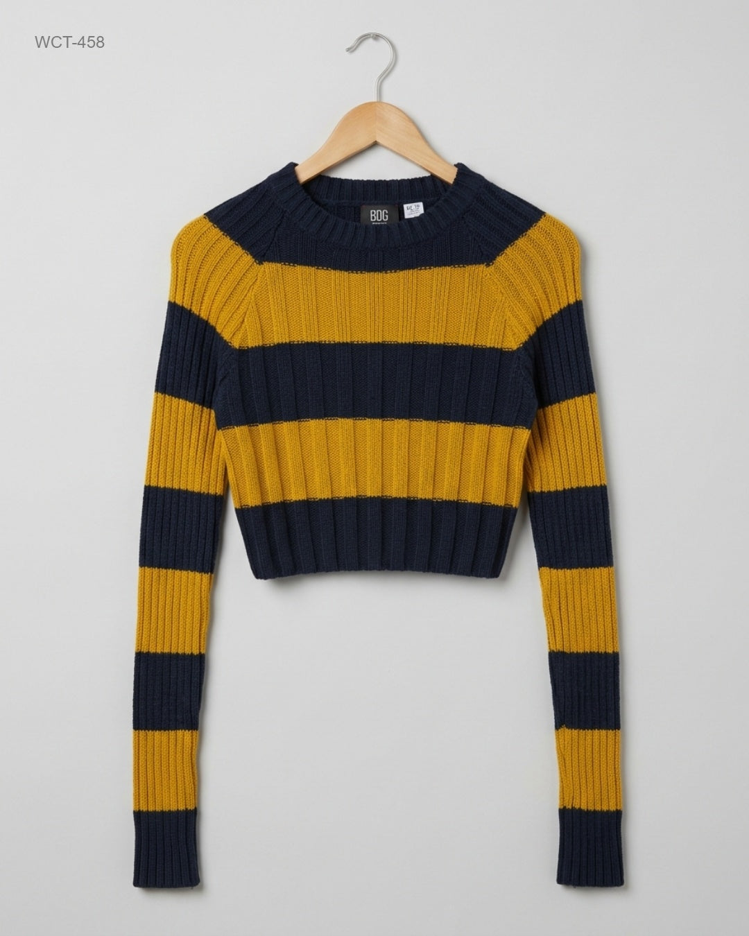 Secondhand Branded Winter Crop Tops by BDG, Yellow Cotton fabric, Premium condition, for Womens - Online Thrift Shop Peshawar Pakistan