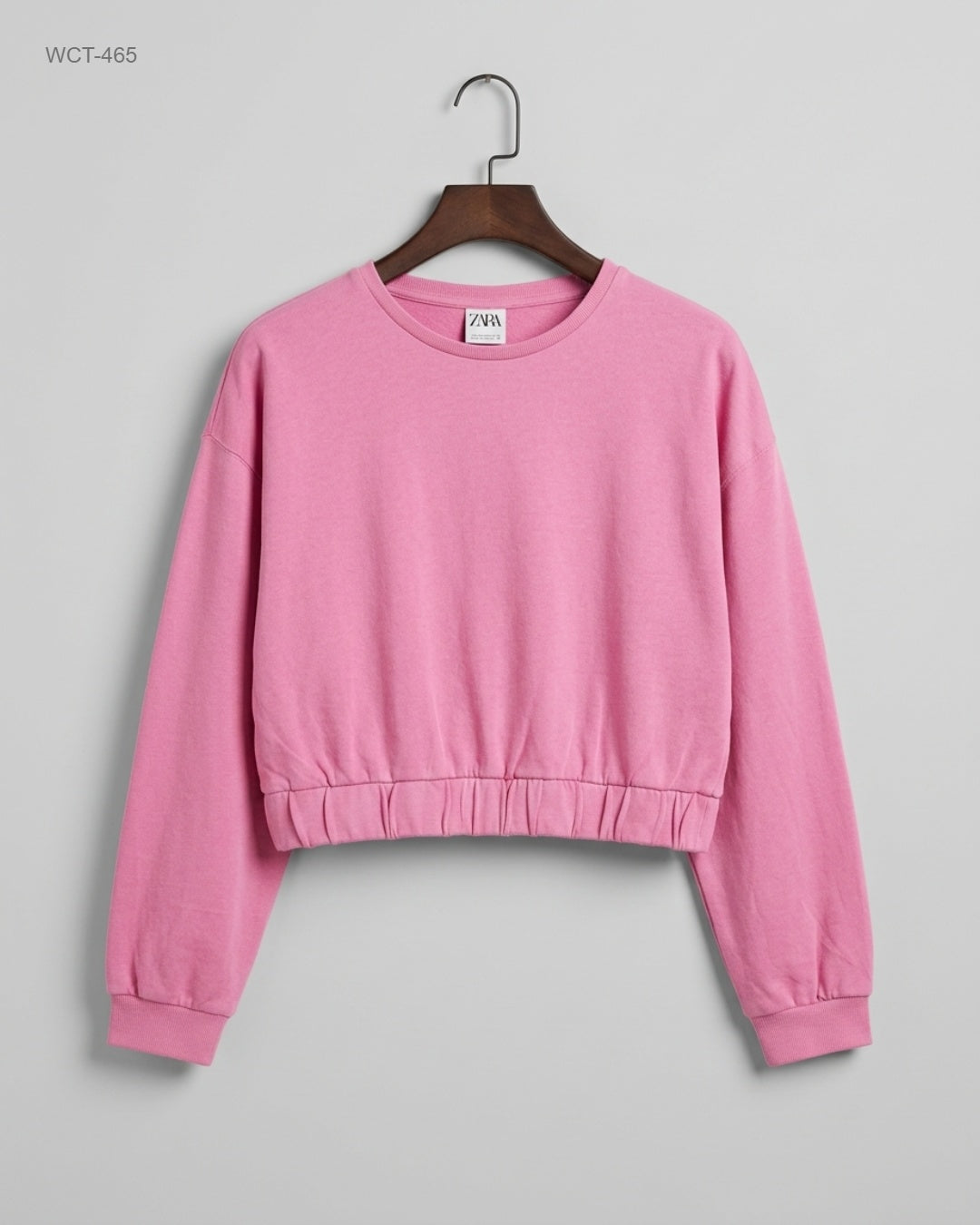 Winter Crop Tops | Zara | Preloved Branded | Pink Cotton | Premium | OTS Thrift Store Lahore Pakistan