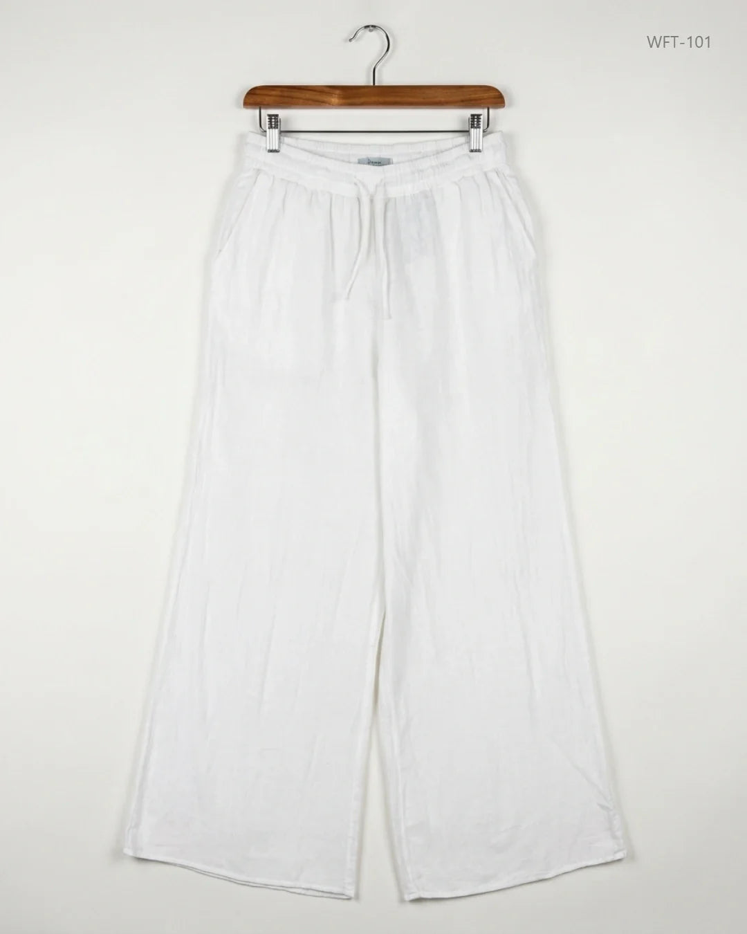 Preloved Premium Plus Women Flapper Trouser by Primark, White Cotton for - OTS Thrift Shop Islamabad Pakistan