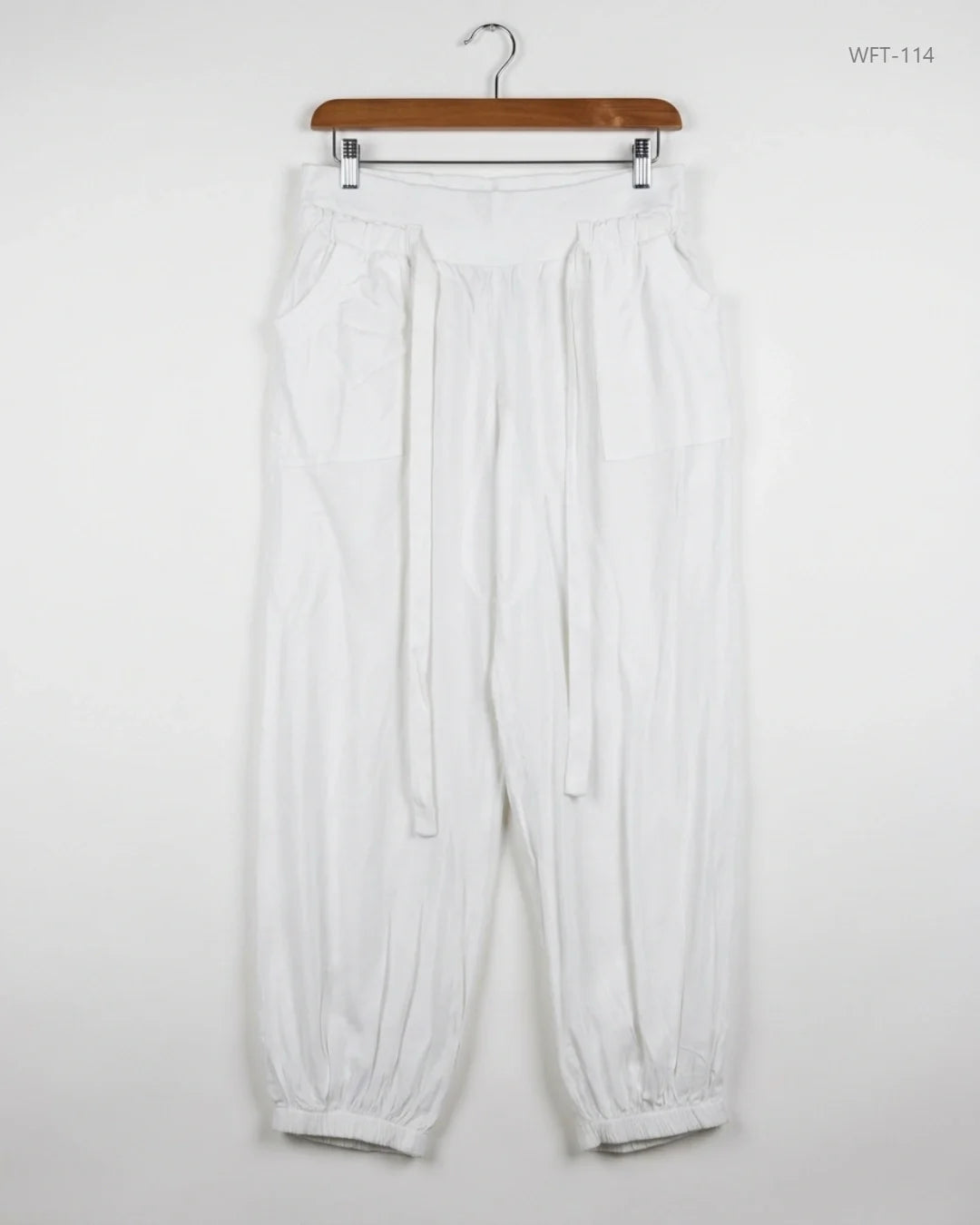 UK Imported secondhand Women Flapper Trouser - SIMPLY BE brand, White Cotton, Premium condition, for - Online Thrift Store Islamabad Pakistan