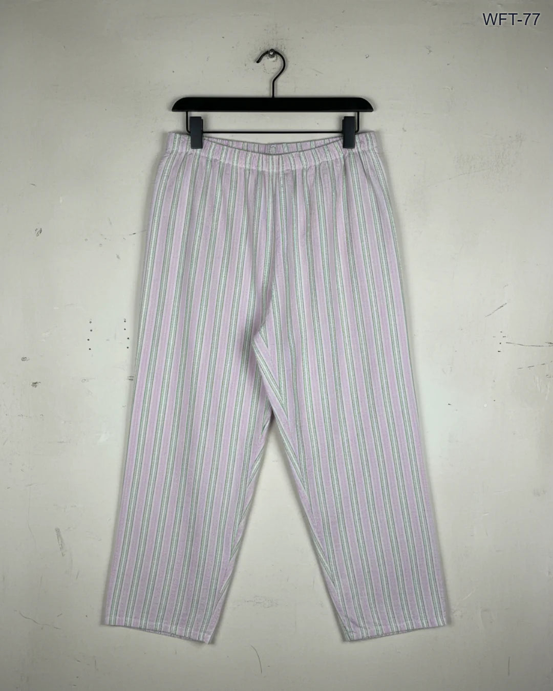 Women Flapper Trouser | Cut Label | Preloved Branded | Pink Cotton | Premium | OTS Thrift Store Karachi Pakistan