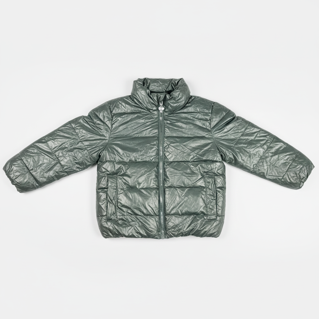 UK Imported secondhand Girls Jackets - DOPO DOPO brand, LIGHT GREEN POLYSTER, PREMIUM PLUS condition, for GIRLS - Online Thrift Store Lahore Pakistan