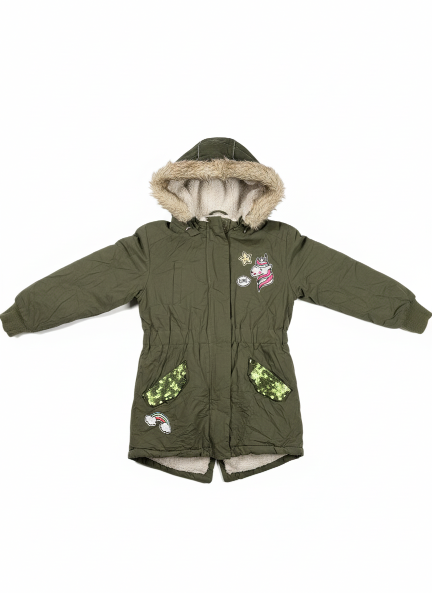 Shop PREMIUM PLUS Girls Jackets by KIKI&KOKO | Preloved Branded Clothes | GREEN POLYSTER | GIRLS | OTS Thrift Store Islamabad Pakistan